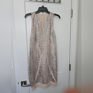 Laundry Nude/Silver Dress Size 12